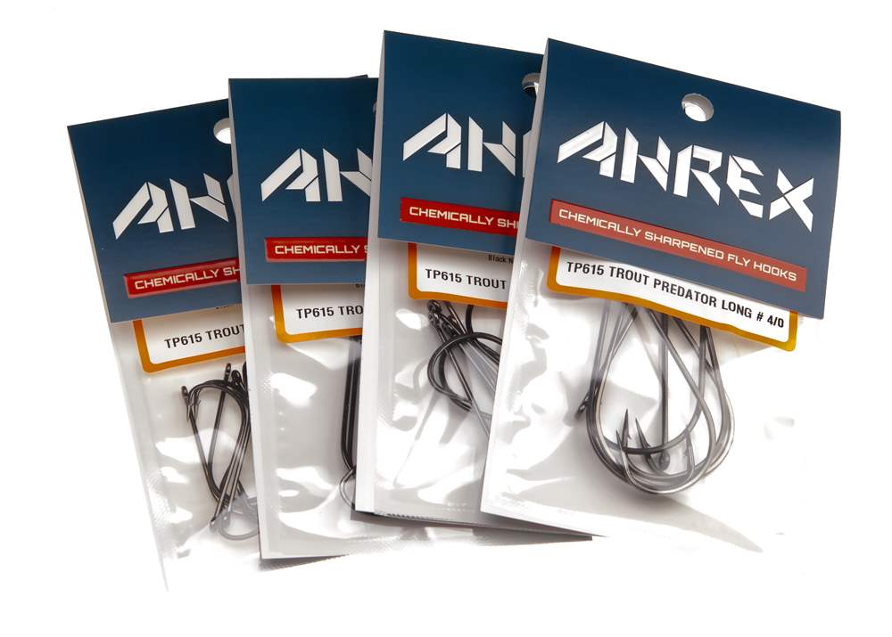 Ahrex Tp615 Trout Predator Long #1/0 Fly Tying Hooks